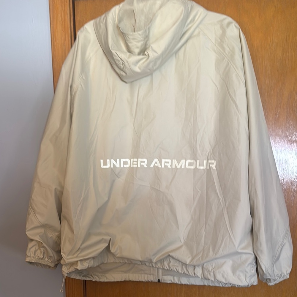 Light Beige Hooded Jacket - Picture 3 of 5